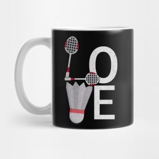 I Love Badminton Mug